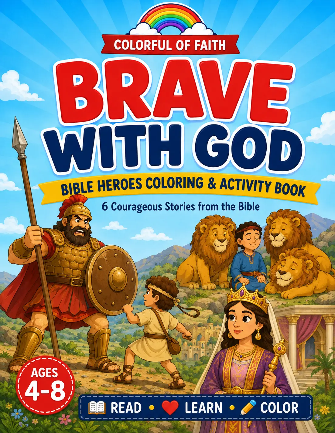 Brave With God coloring book cover