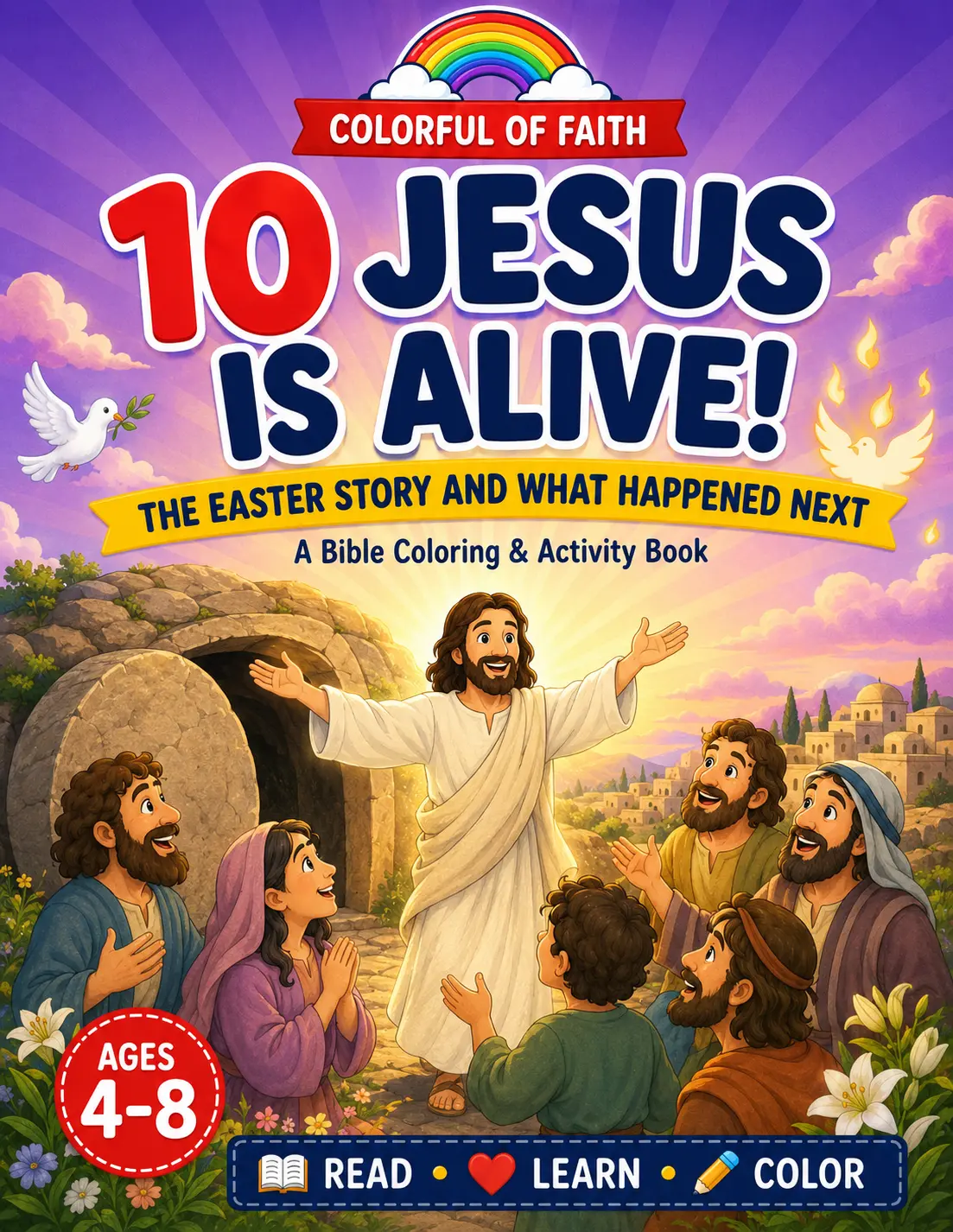 Jesus Is Alive! coloring book cover